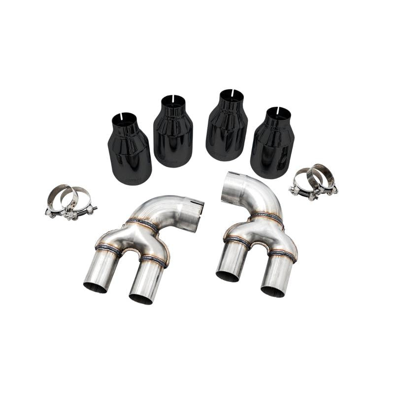 AWE Tuning 2019+ BMW M340i (G20) OE-Config-To-Quad Tip Conversion Kit - Diamond Black Tip-SR1 Performance