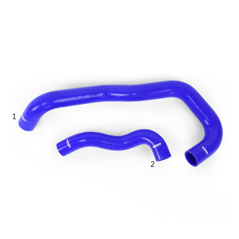 Mishimoto 05-07 Ford 6.0L Powerstroke Coolant Hose Kit (Twin I-Beam Chassis) (Blue)-SR1 Performance