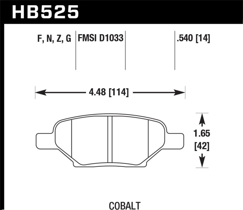 Hawk HPS Street Brake Pads-SR1 Performance