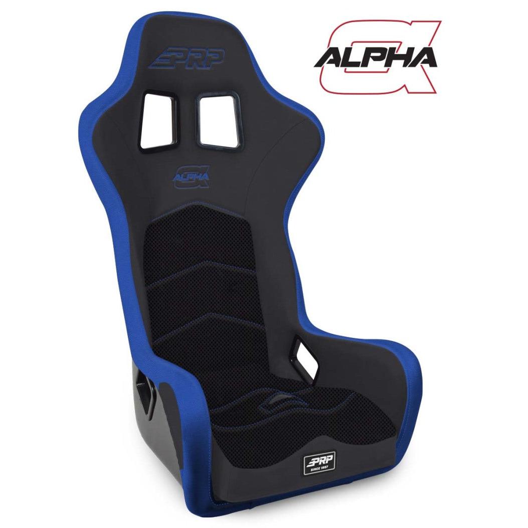 PRP Alpha Composite Seat- Black/Blue-SR1 Performance