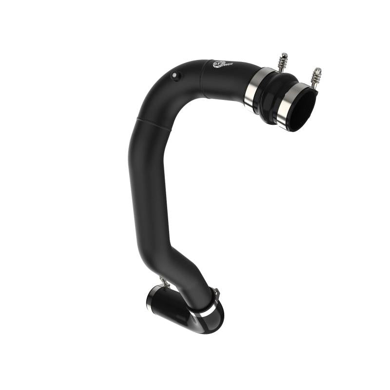 afe 08-10 Ford Trucks V8-6.4L (td) BladeRunner 3 IN Aluminum Hot Charge Pipe - Black-SR1 Performance