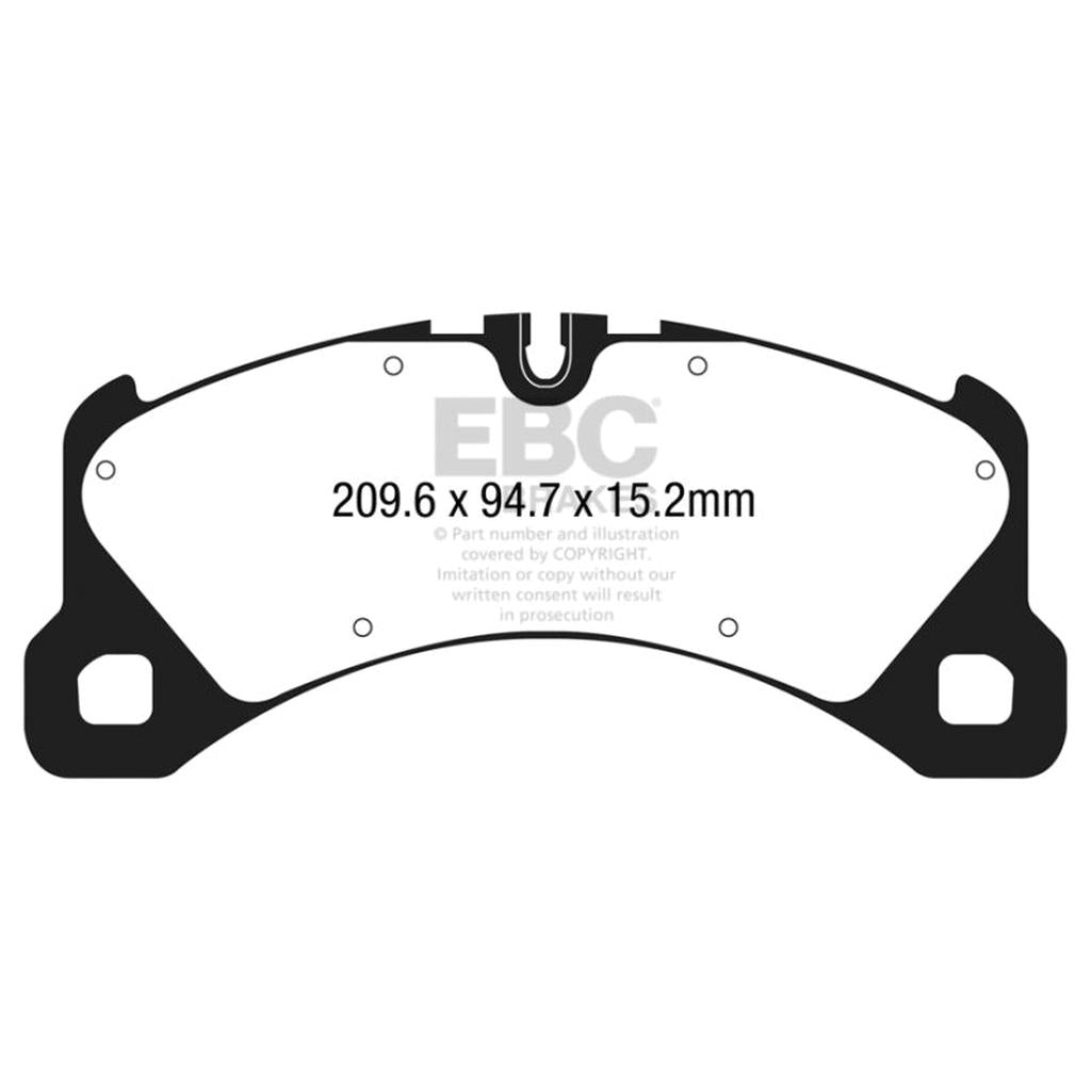 EBC Yellowstuff Brake Pads for Porsche Macan & Panamera – High-Performance Street and Track Use