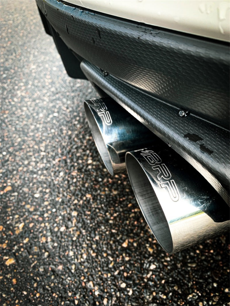 MBRP 15-19 Subaru WRX 2.0L/STI 2.5L 3in Dual Split Rear Exit w/ 3.5in CF Tips - T304 Street Version-SR1 Performance