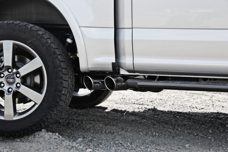 MBRP 15-16 Ford F-150 2.7L/3.5L/5.0L 3in Cat Back Single Side Pre-Axle Dual Exit T409-SR1 Performance