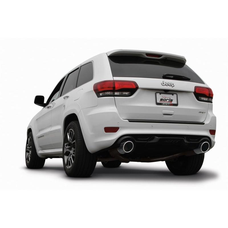 Borla 2015 Jeep Grand Cherokee SRT8 ATAK Dual Round Rolled Exit Catback Exhaust-SR1 Performance