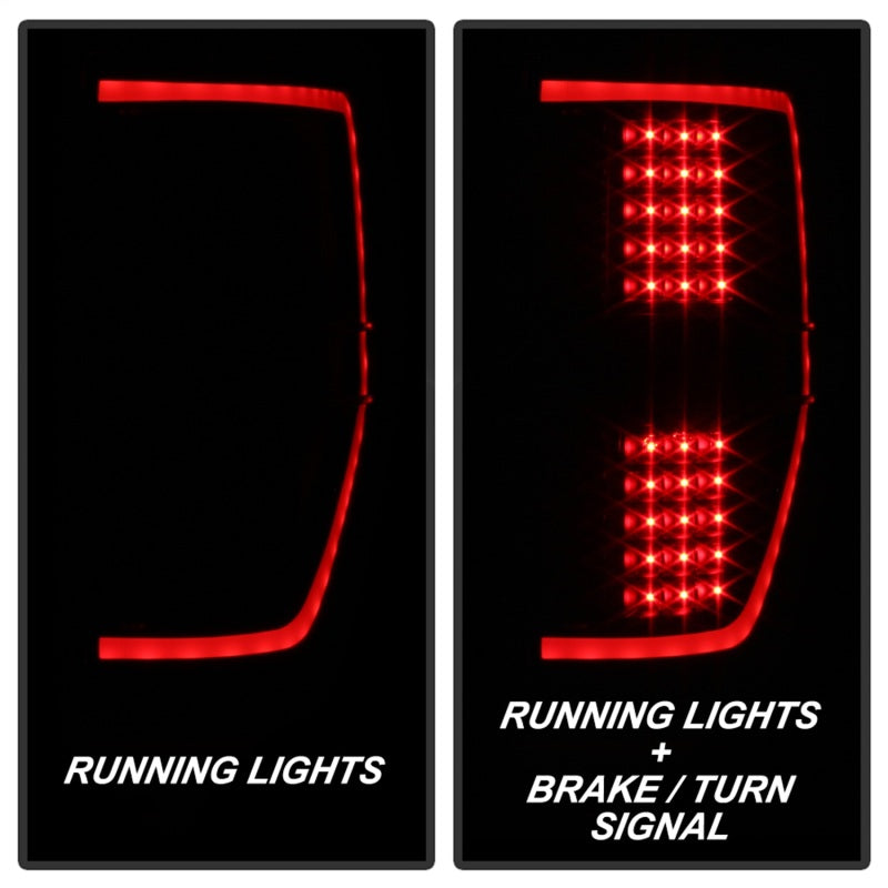 xTune 09-14 Ford F-150 Light Bar LED Tail Lights - Black Smoke (ALT-JH-FF15009-LBLED-BSM)-SR1 Performance