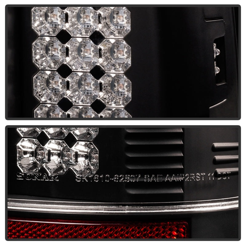 Spyder Ford Super Duty 08-15 LED Tail Lights Black ALT-YD-FS07-LED-BK-SR1 Performance