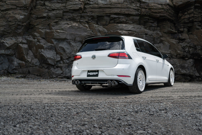 MBRP 15-19 VW Golf R MK7/MK7.5 3in T304 Cat Back Exhaust w/ Carbon Fiber Tips-SR1 Performance