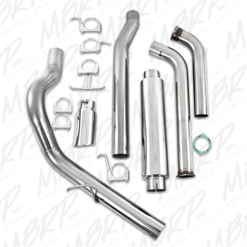 MBRP 2003-2007 Ford F-250/350 6.0L EC/CC Turbo Back Single Side (Stock Cat)-SR1 Performance