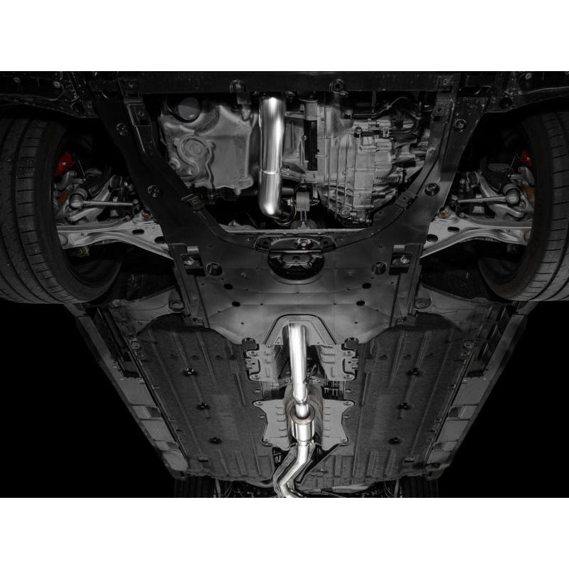 AWE Tuning 2024 Acura Integra Type S DE5 FWD Track Edition Exhaust w/ Triple Diamond Black Tips-SR1 Performance