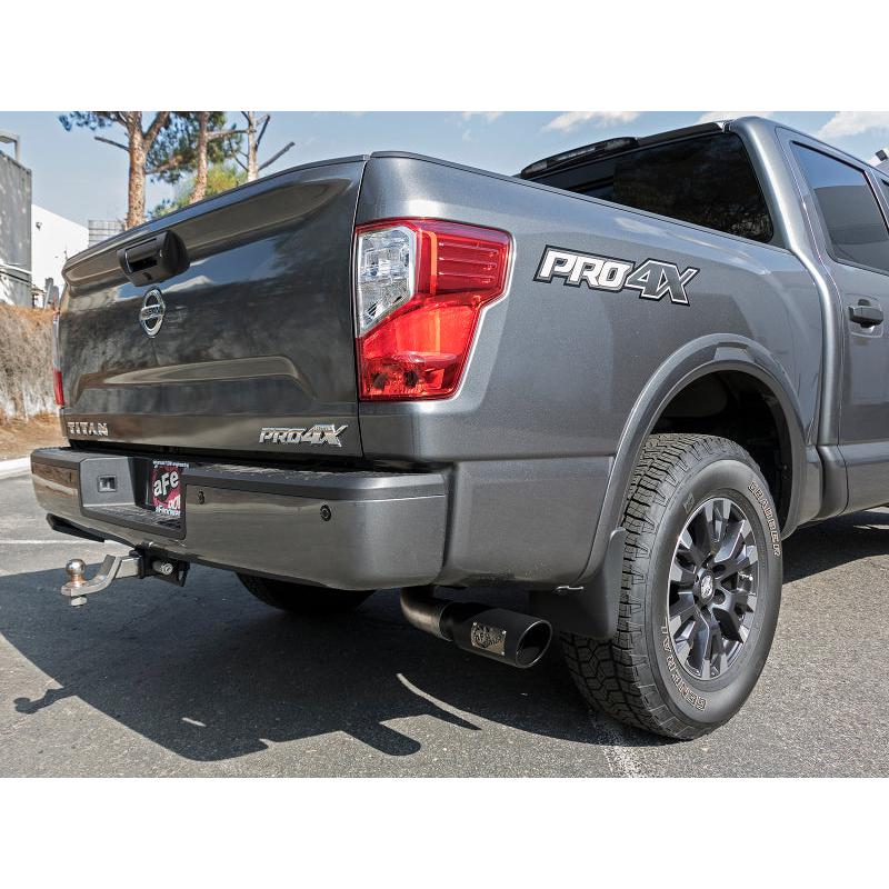 aFe MACHForce XP 2.5in Cat-Back Exhaust System w/ Black Tip Nissan Frontier 17-19 V8-5.6L-SR1 Performance