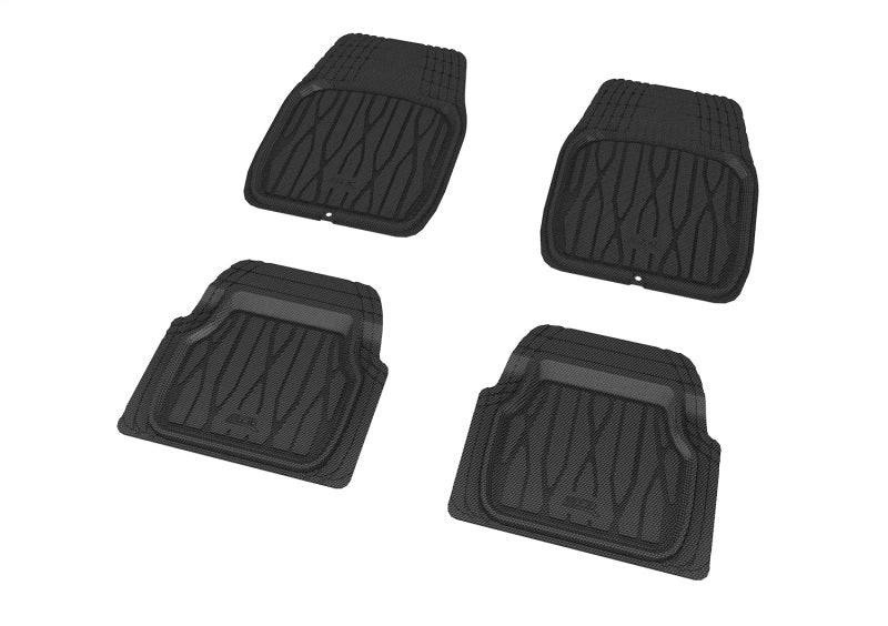 3D MAXpider 777-1 Universal Kagu Black Mat 4pcs (Size: L Front L 28in x W 21in Rear L 20in x 21in)-SR1 Performance