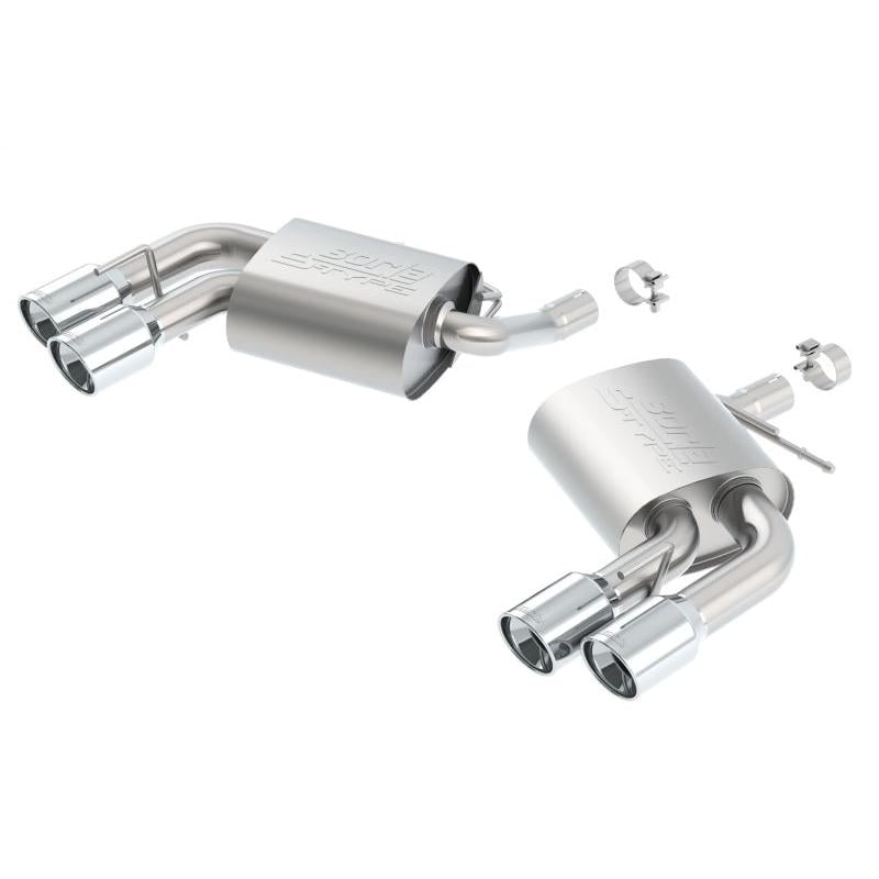 Borla 2016 Chevy Camaro V6 AT/MT S-Type Rear Section Exhaust w/o Dual Mode Valves-SR1 Performance