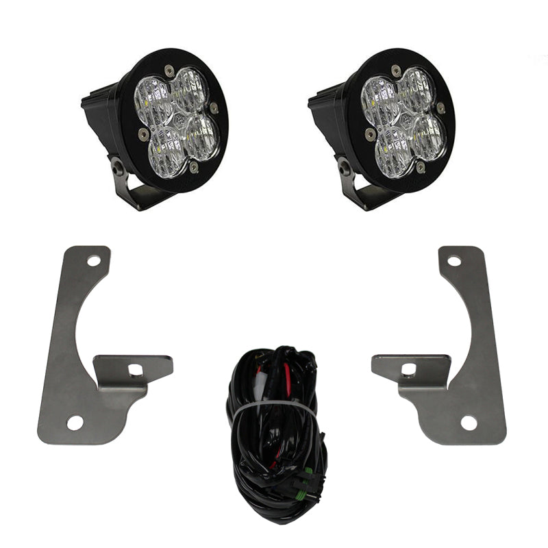 Baja Designs 13-16 Jeep JK Rubicon X/10th Anne/Hard Rock Squadron-R Sport LED Light Kit-SR1 Performance