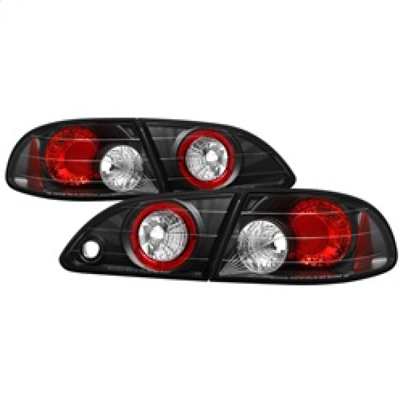 Spyder Toyota Corolla 98-02 Euro Style Tail Lights Black ALT-YD-TC98-BK-SR1 Performance