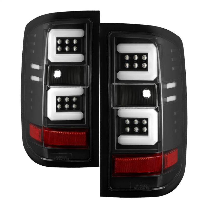 Spyder Chevy 1500 14-16 Light Bar LED Tail Lights All Blk ALT-YD-CS14-LBLED-BKV2-SR1 Performance