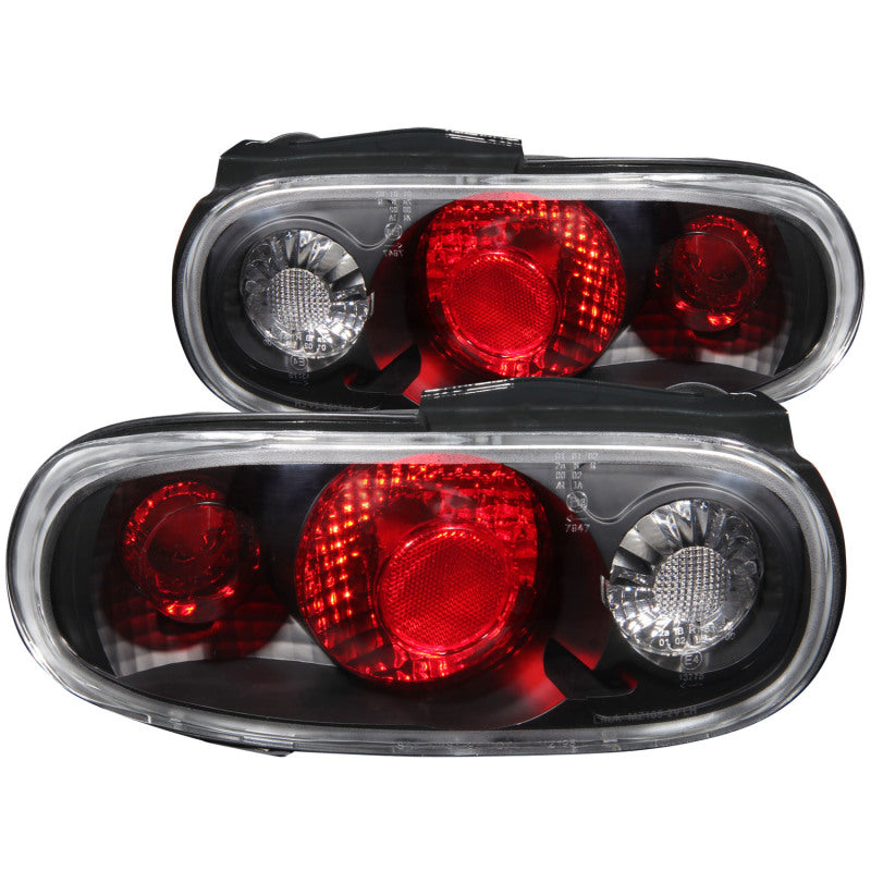 ANZO 1990-1997 Mazda Miata Taillights Black-SR1 Performance