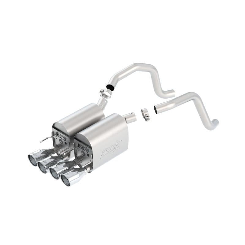 Borla 05-08 Corvette Coupe/Conv 6.0L/6.2L 8cyl 6spd RWD Touring SS Exhaust (rear section only)-SR1 Performance