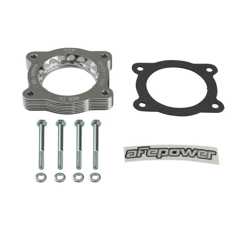 aFe 07-13 Chevrolet Silverado 1500/GMC Sierra 1500 Silver Bullet Throttle Body Spacer - Silver-SR1 Performance