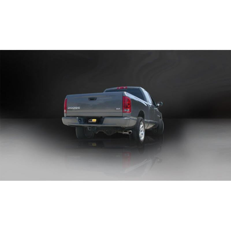 Corsa 2006-2007 -07 Dodge Ram Quad Cab/Short Bed 1500 4.7L V8 Polished Sport Cat-Back Exhaust-SR1 Performance