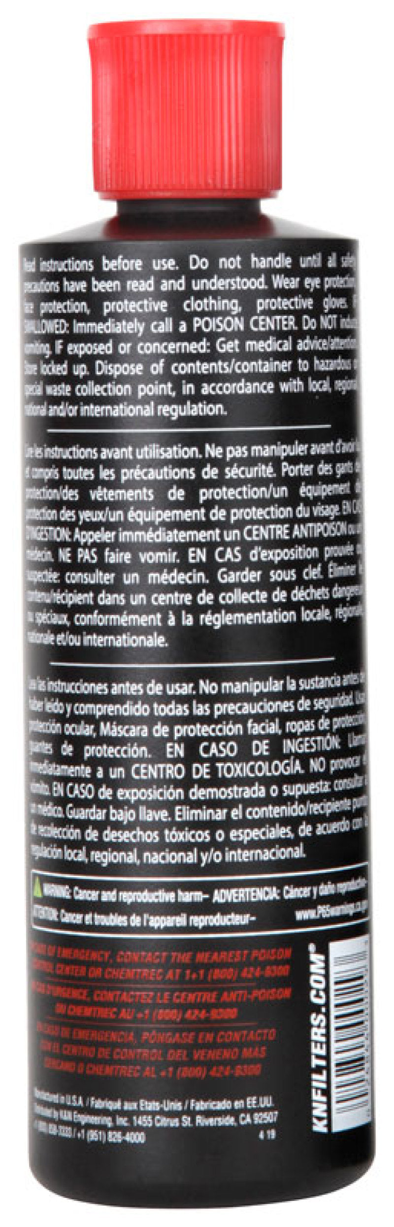 K&N 8 oz. Squeeze Air Filter Oil-SR1 Performance