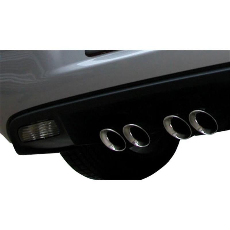 Corsa 2005-2007 Chevrolet Corvette C6 6.0L V8 Polished Sport Axle-Back Exhaust-SR1 Performance