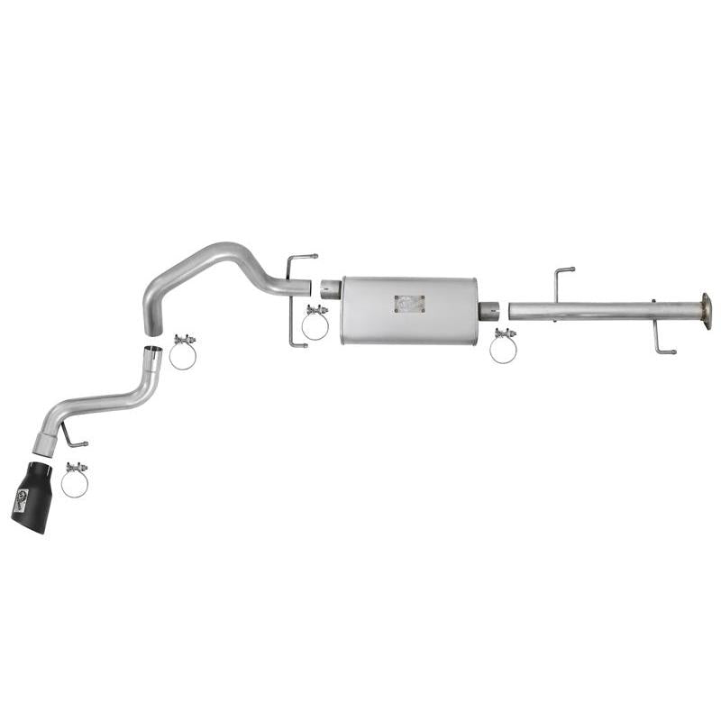 aFe Scorpion 2-1/2in Aluminized Steel Cat-Back Exhaust w/ Black Tips 07-17 Toyota FJ Cruiser V6 4.0L-SR1 Performance