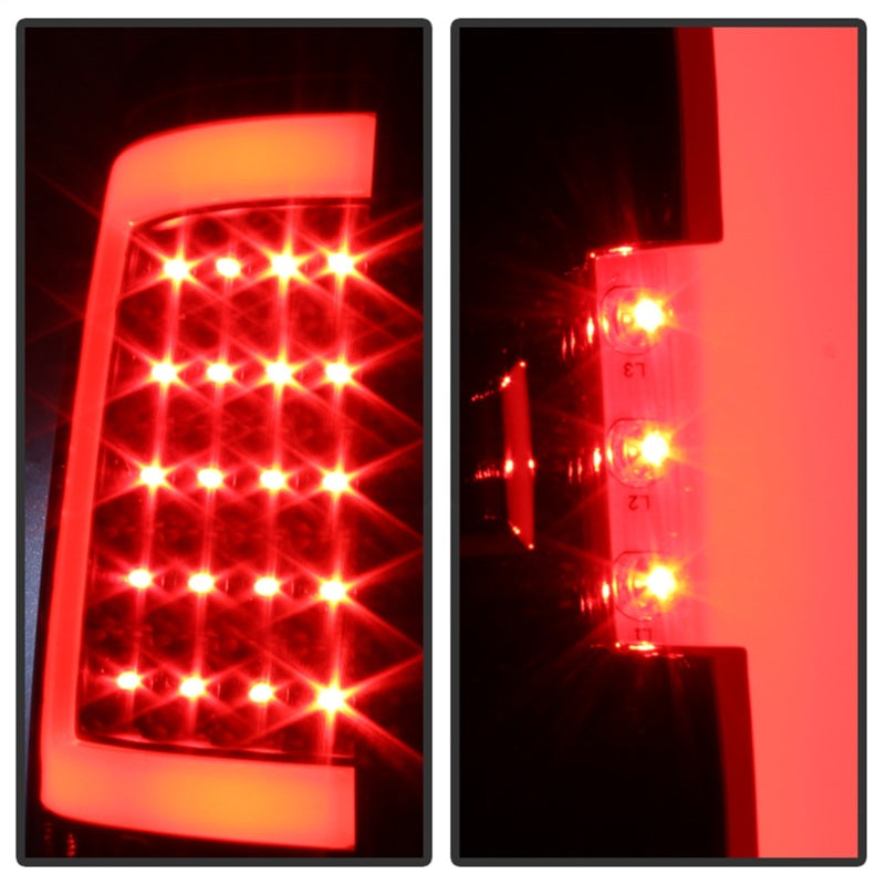 Xtune GMC Sierra 07-13 LED Tail Lights Black ALT-ON-GS07-G2-LED-BK-SR1 Performance