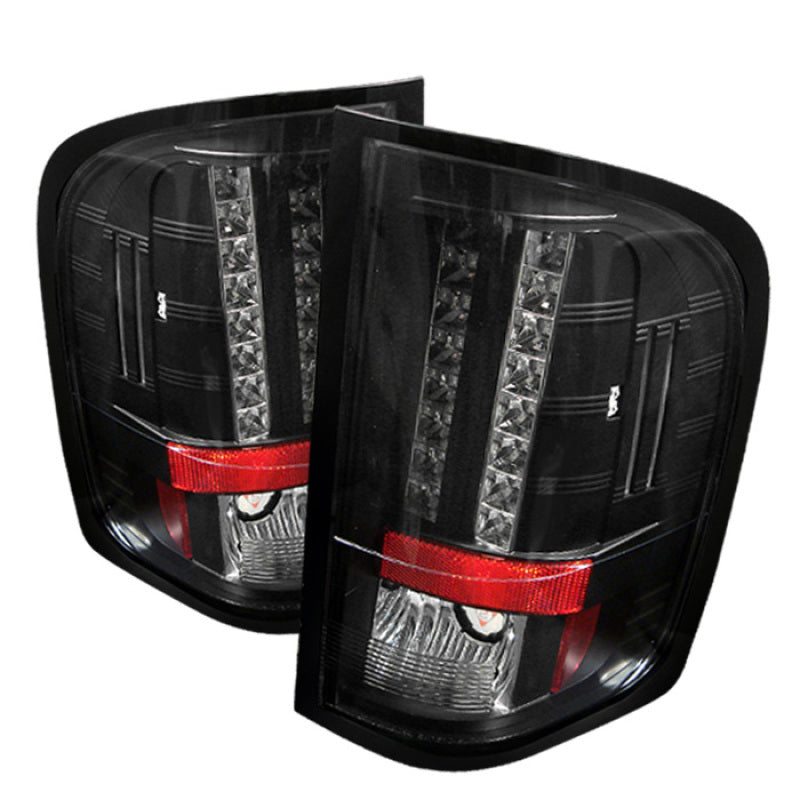 Spyder Chevy Silverado 07-13 LED Tail Lights Blk ALT-YD-CS07-LED-BK-SR1 Performance