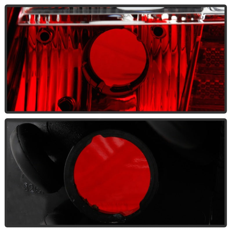 Xtune Porsche 911 996 ( Non 4S. Turbo. GT3 ) 99-04 LED Tail Lights Red Clear ALT-ON-P99699-LED-RC-SR1 Performance