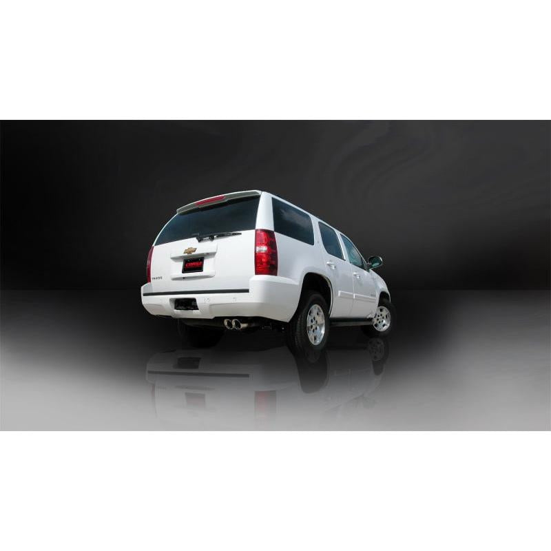 Corsa 2009-2014 Chevrolet Tahoe 5.3L V8 Polished Sport Cat-Back Exhaust-SR1 Performance