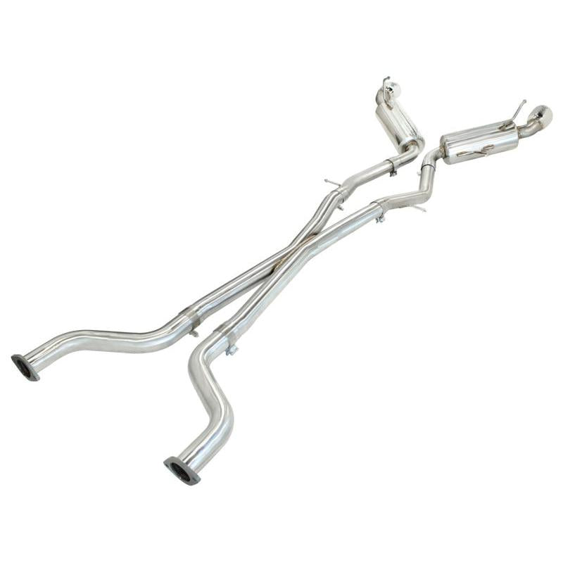 aFe Takeda 2.5inch SS Exhaust Cat-Back 09-13 Nissan 370Z V6 3.7L Polished Tips-SR1 Performance