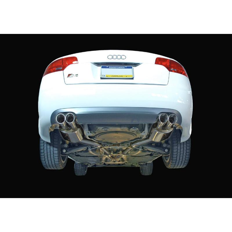 AWE Tuning Audi B7 S4 Track Edition Exhaust - Polished Silver Tips-SR1 Performance