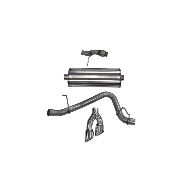 Corsa 2015-2020 ack Exhaust Sport 3in Single Side Twin Polished 4in Tips 2015 Chevy Tahoe/GMCYukon-SR1 Performance