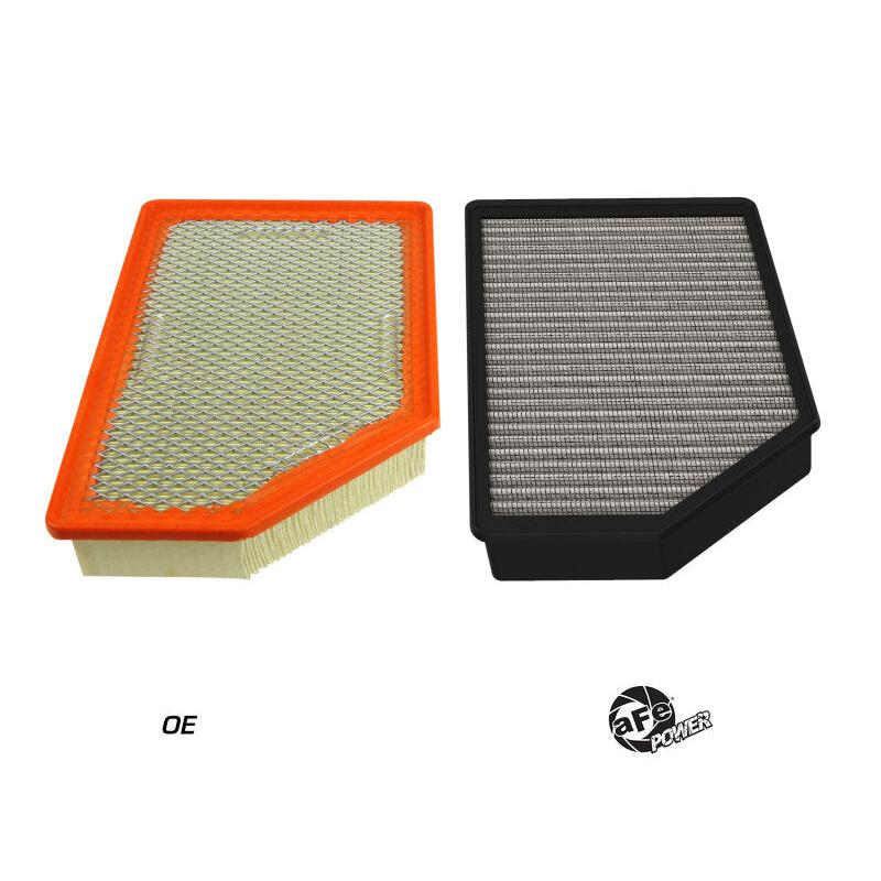 aFe Magnum FLOW Pro Dry S Air Filter 20-21 GM Diesel Trucks V8-6.6L (td) L5P-SR1 Performance