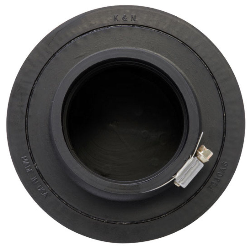K&N Filter Universal Rubber Filter 3in Flange ID 6in Base OD 5.125in Top OD 5in Height-SR1 Performance