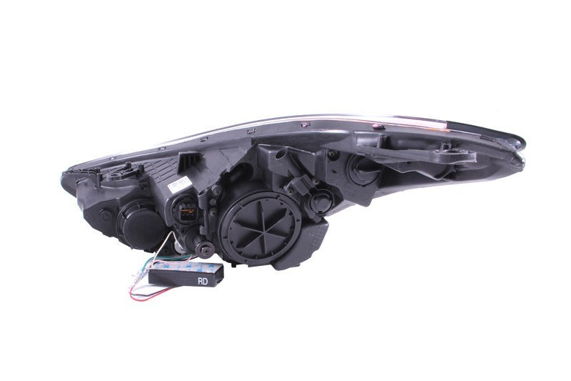 ANZO 2011-2014 Hyundai Elantra Projector Headlights w/ Halo Black (CCFL)-SR1 Performance
