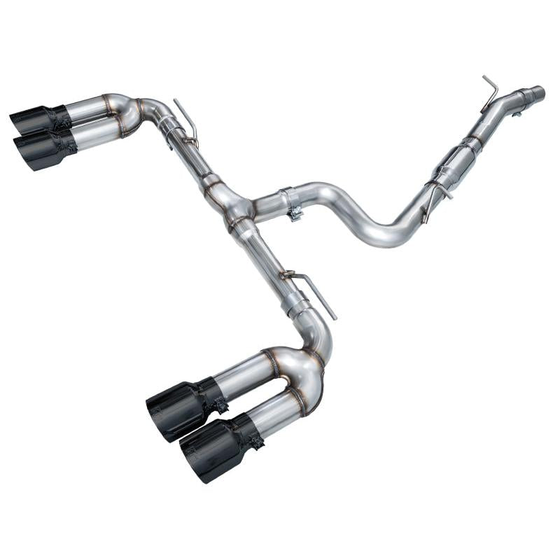 AWE 22-24 Audi 8Y S3 Track Edition Exhaust - Diamond Black Tips-SR1 Performance