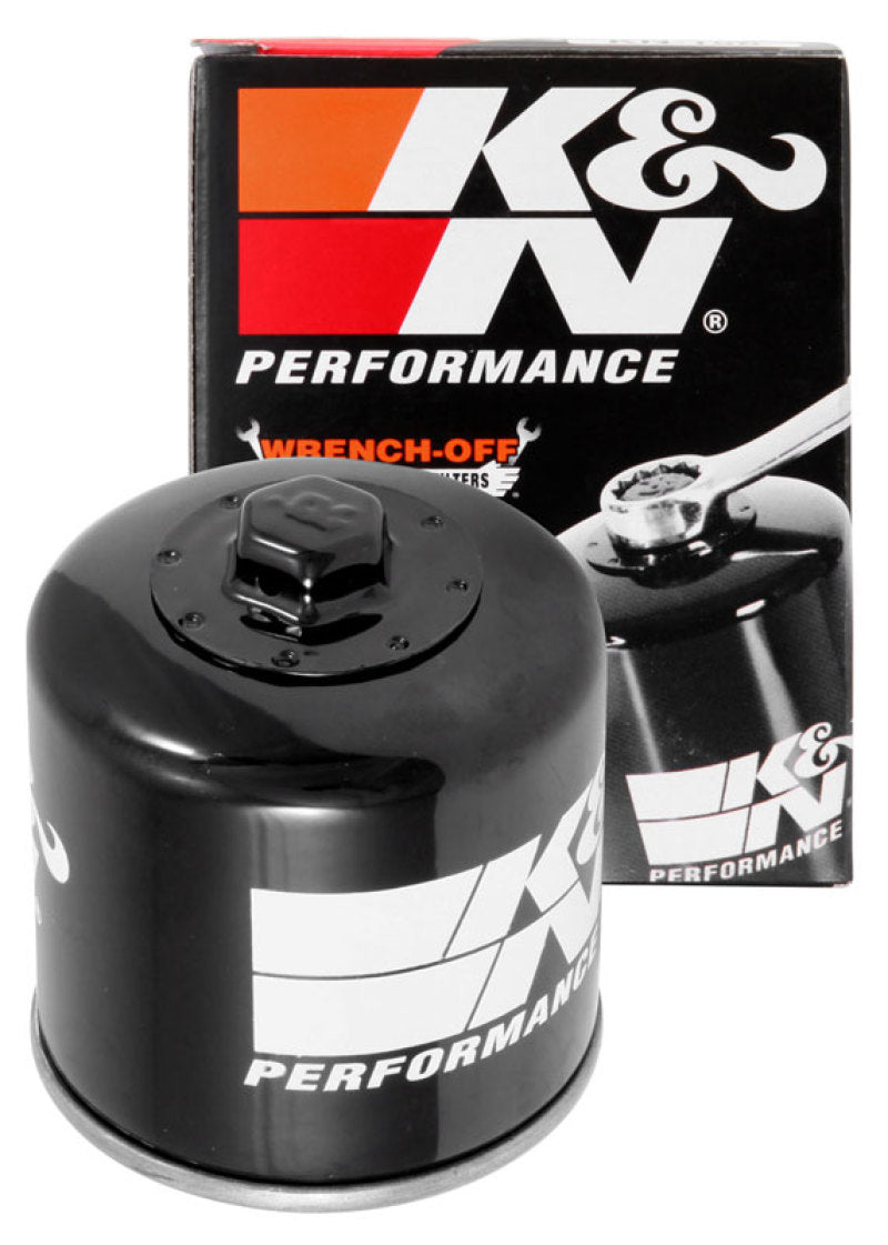 K&N Buell 2.563in OD x 2.969in H Oil Filter-SR1 Performance