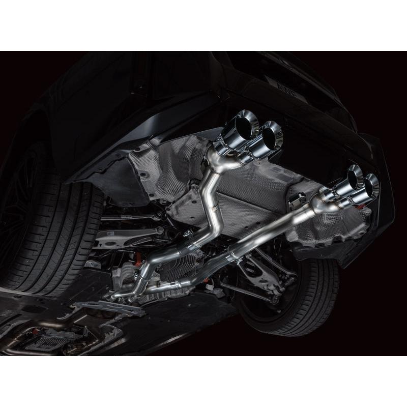 AWE Tuning 23-24 BMW G87 M2 Track Edition Exhaust - Chrome Silver Tips-SR1 Performance