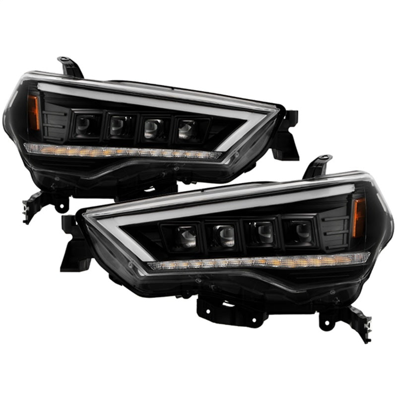Spyder Apex 14-20 Toyota 4Runner High-Power LED Module Headlights - Black (PRO-YD-T4R14AP-SEQ-BK)-SR1 Performance