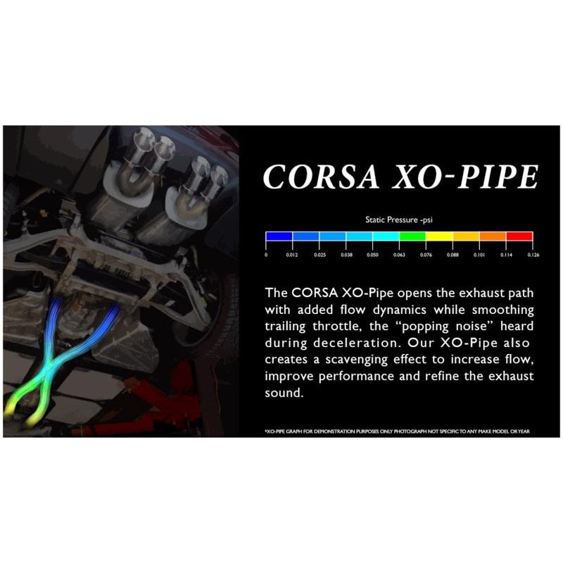 Corsa 2006-2007 Chevrolet Corvette C6 6.0L V8 Auto A6 XO Pipe Exhaust-SR1 Performance