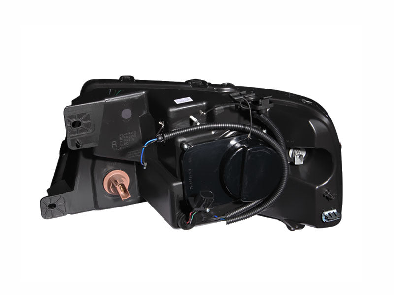 ANZO 2004-2008 Ford F-150 Projector Headlights w/ Halo and LED Black G2-SR1 Performance