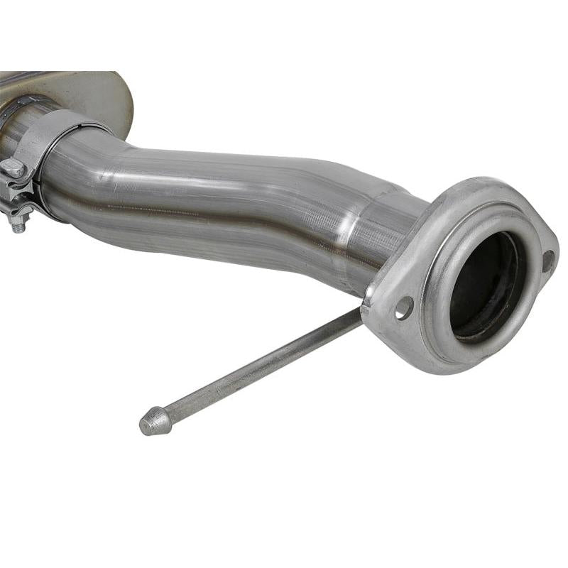 aFe Rebel Series 3in. to 2.5in. 409 SS C/B Exhaust 11-14 Ford F-150 V6-3.5L (tt) - Polished Tip-SR1 Performance