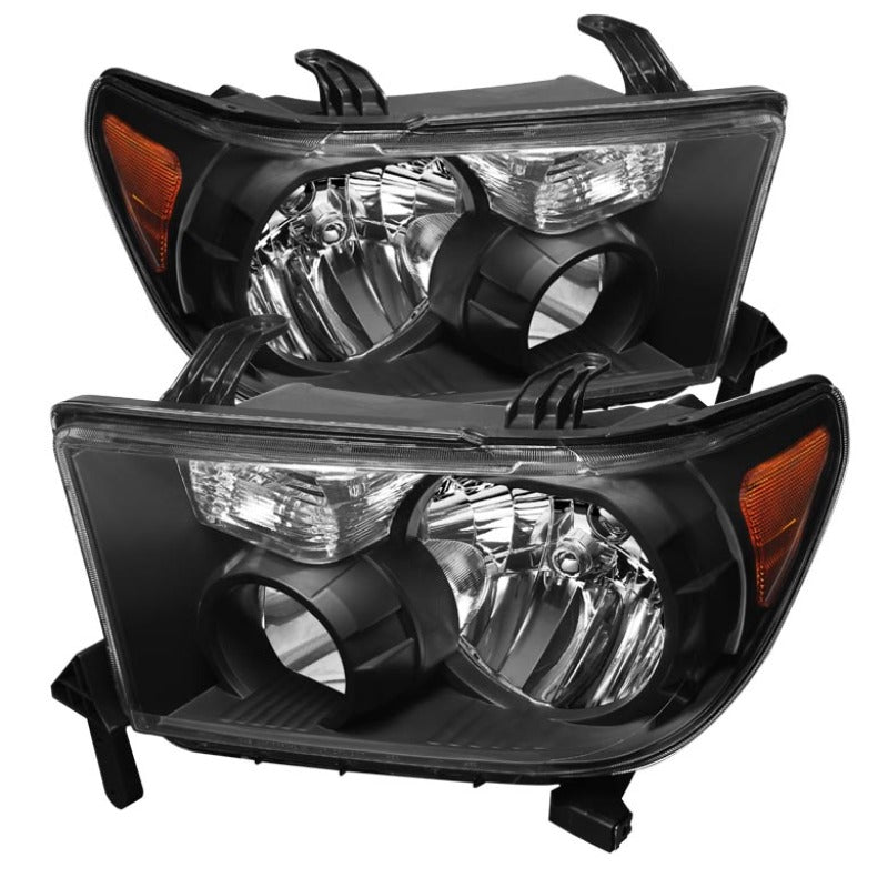 Xtune Toyota Tundra 07-13 / Toyota Sequoia 08-13 OEM Style Headlights Black HD-JH-TTU07-AM-BK-SR1 Performance