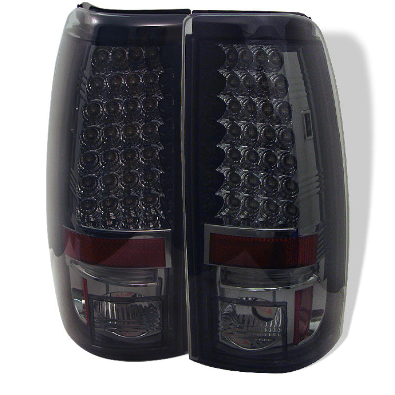 Spyder Chevy Silverado 1500 99-02 (Not Fit Stepside) LED Tail Lights Smke ALT-YD-CS99-LED-SM-SR1 Performance