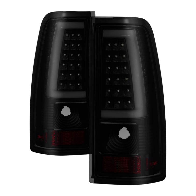 xTune Chevy Silverado 1500/2500/3500 99-02 Version 3 Tail Lights Black Smoke ALT-ON-CS99V3-LBLED-BSM-SR1 Performance