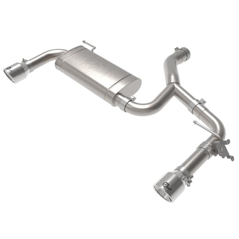 aFe 15-21 BMW X1 F48 L4 2.0L (t) MACH Force-Xp 3 to 2-1/2 IN SS Axle-Back Exhaust w/Polished Tip-SR1 Performance