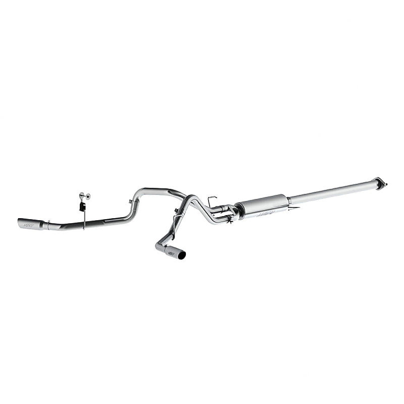 MBRP 2015 Ford F-150 2.7L / 3.5L EcoBoost 2.5in Cat Back Dual Side Split Alum Exhaust System-SR1 Performance