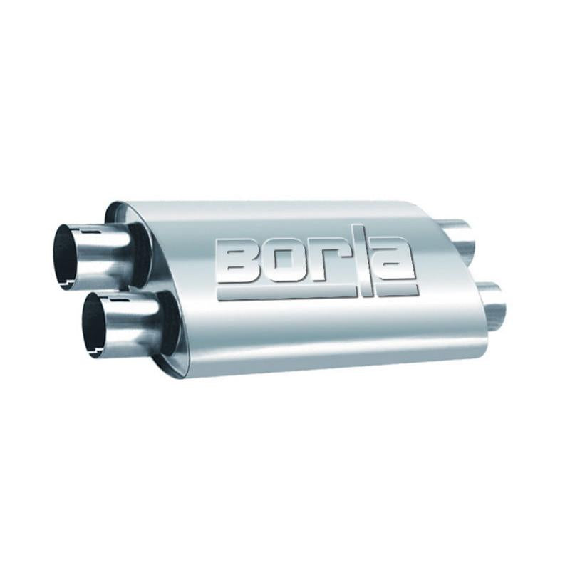 Borla 2.50in Dual In/Out 19in x 9.5in x 4in PRO-XS Muffler-SR1 Performance